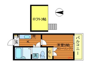 吉祥寺駅 バス12分  下本宿下車：停歩1分 2階の物件間取画像